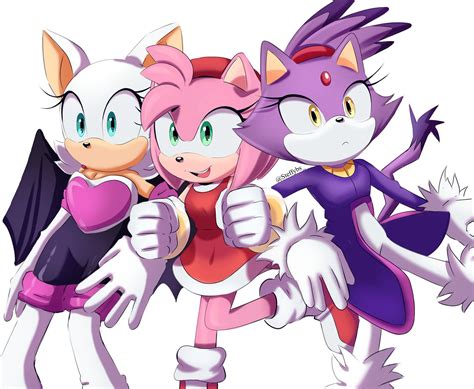 amy rose and blaze